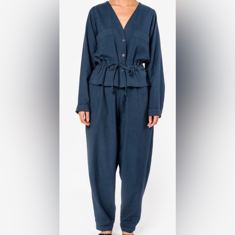 Black Crane S Jumpsuit